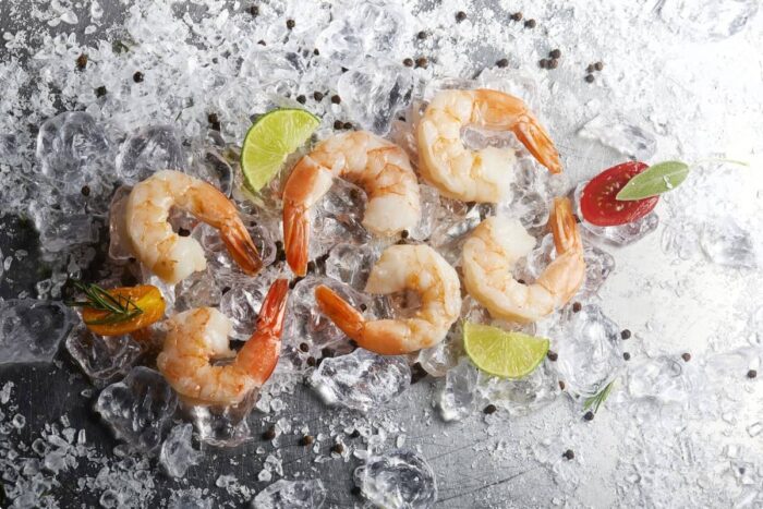 Frozen cooked 16/20 shrimps